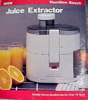 Hamilton Beach Juice Extractor Model 395WS Used Working