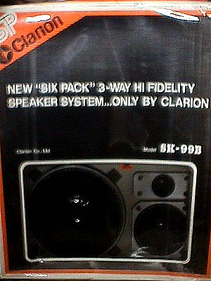 Clarion SK-99B 6 Pack 3 Way Speakers.JPG (51967 bytes)