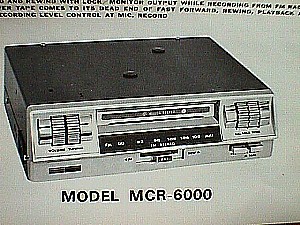 Mecca MCR-6000 Stereo Cassette Player Recorder a.JPG (37868 bytes)