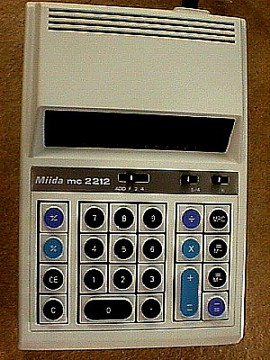 Miida MC-2212 Electronic Calculator.JPG (62287 bytes)