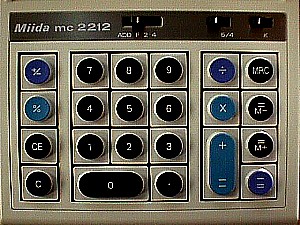 Miida MC-2212 Electronic Calculator d.JPG (41646 bytes)