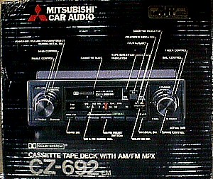 Mitsubishi CZ-692EM Car Stereo.JPG (45280 bytes)