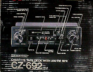 Mitsubishi CZ-692EM Car Stereo 1.JPG (44204 bytes)