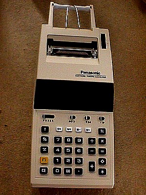Panasonic JE-1801P Electronic Printing Calculator a.JPG (58063 bytes)