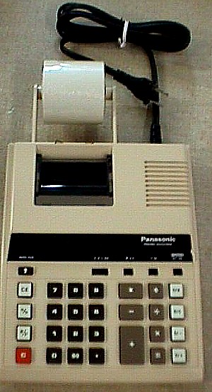 Panasonic JE-652 Printing Calculator.JPG (61875 bytes)