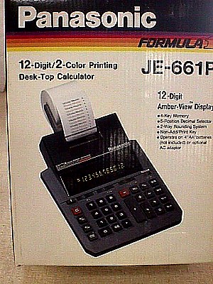 Panasonic JE-661P Desk Top Calculator.JPG (63472 bytes)