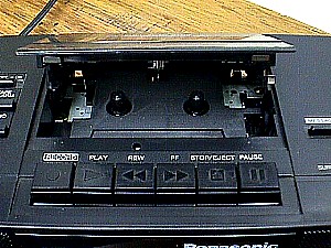 Panasonic RC-X250 FM/AM Stereo Clock Radio Cassette Recorder