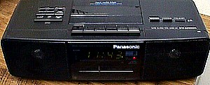 Panasonic RC-X250 FM/AM Stereo Clock Radio Cassette Recorder