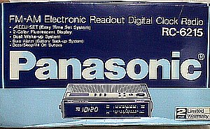Panasonic RC 6215 AM-FM Digital Clock Radio.JPG (36451 bytes)