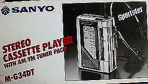 Sanyo Stereo Cassette Player M-G34DT.JPG (32465 bytes)