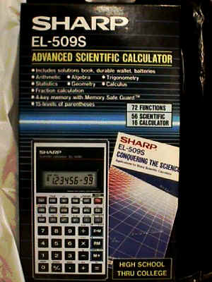 Sharp EL-509S Calculator.JPG (45250 bytes)