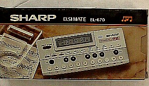 Sharp EL 670 Electronic Calculator.JPG (33048 bytes)