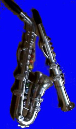 Tooter Del Saxofón Del Juguete Imagen de archivo - Imagen de cabrito,  instrumento: 26657513